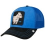 Suede Pitbull Trucker Cap by Goorin Bros. royal-blue