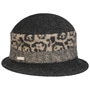 Namara Leo Milled Wool Hat by Seeberger black
