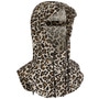 Hood with Leopard Pattern by Seeberger beige