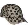 Faux Leather Leo Print Cap by Seeberger beige-black