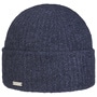 Merino Cashmere Beanie Hat by Seeberger navy