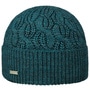 Landesta Beanie with Cuff by Seeberger petrol blue