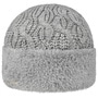 Faux Fur Cuff Knit Hat by Seeberger grey