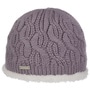 Landesta Faux Fur Edge Beanie Hat by Seeberger lilac