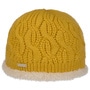 Landesta Faux Fur Edge Beanie Hat by Seeberger yellow
