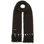 Vesina Knit Scarf by Seeberger dark brown