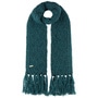Vesina Knit Scarf by Seeberger petrol blue
