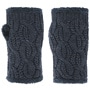 Cable Knit Wrist Warmers by Seeberger navy