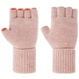 Classic Fingerless Gloves by Seeberger rose
