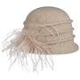 Vandea Milled Wool Hat by bedacht beige