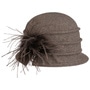 Vandea Milled Wool Hat by bedacht taupe