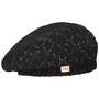 Knit Beret with Sequins by bedacht black