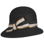 Boneta Wool Cloche Hat by bedacht black