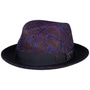 Bendrick Fedora Wool Hat by Alfonso D'Este purple