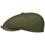 Hatteras Classic Cotton Flat Cap by Stetson olive