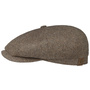 Hatteras Silk Flat Cap by Stetson brown-beige