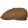 Hatteras Linen Newsboy Cap by Stetson light brown