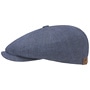 Hatteras Linen Newsboy Cap by Stetson navy
