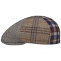 Ganter Patchwork Flat Cap by Lipodo grey-blue