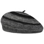 Dalira Milled Wool Beret by Lipodo grey