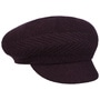 Uni Milled Wool Newsboy Cap by Lipodo plum