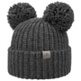 Double Pom Knit Beanie by Lierys anthracite