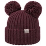 Double Pom Knit Beanie by Lierys bordeaux