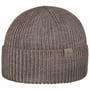 Merino Doubleface Knit Hat by Lierys beige