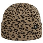 Banto Leo Knit Beanie Hat by Eisbär beige-black
