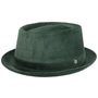 Classic Corduroy Pork Pie Hat by Lierys green