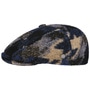 Camouflage Button Top Flat Cap by Lierys blue