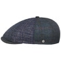 Eldermont Patchwork Flat Cap by Lierys navy