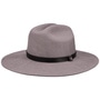 Flat Brim Open Road Western Hat by Lierys grey
