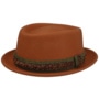 Abernathy Pork Pie Wool Hat by Lierys terracotta