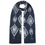 Dervanville Light Wool Summer Scarf by Stetson navy