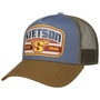 Since 1865 S Patch Trucker Cap by Stetson brown-blue