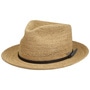 Daleport Crochet Fedora Raffia Hat by Stetson nature