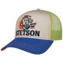 Coffee Time Trucker Cap by Stetson beige-blue