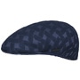 Cross Weave 504 Flat Cap by Kangol navy