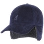 Cozy Corduroy Ear Flap Cap by Kangol navy