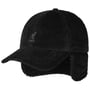 Cozy Corduroy Ear Flap Cap by Kangol black