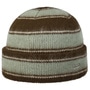 Fuzzy Stripe Soft Beanie Hat by Kangol brown