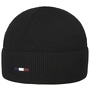 Uni Rib Beanie Hat with Cuff by bugatti black