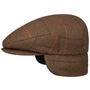 Hooligan Ear Flap Snap Flat Cap by Brixton brown