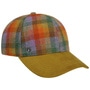 Multicolour Wool Check Cap by Loevenich mixed colours