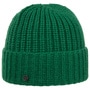 Uni Rib Knit Beanie Hat with Cuff by Loevenich green