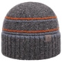 Certalda Wool Beanie Hat by Lierys grey-brown