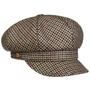 Camilla British Houndstooth Newsboy Cap by Mayser beige