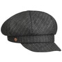 Camilla Pinstripe Newsboy Cap by Mayser grey