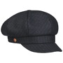 Camilla Pinstripe Newsboy Cap by Mayser navy